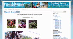 Desktop Screenshot of bromeliadsdownunder.com