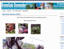 Tablet Screenshot of bromeliadsdownunder.com